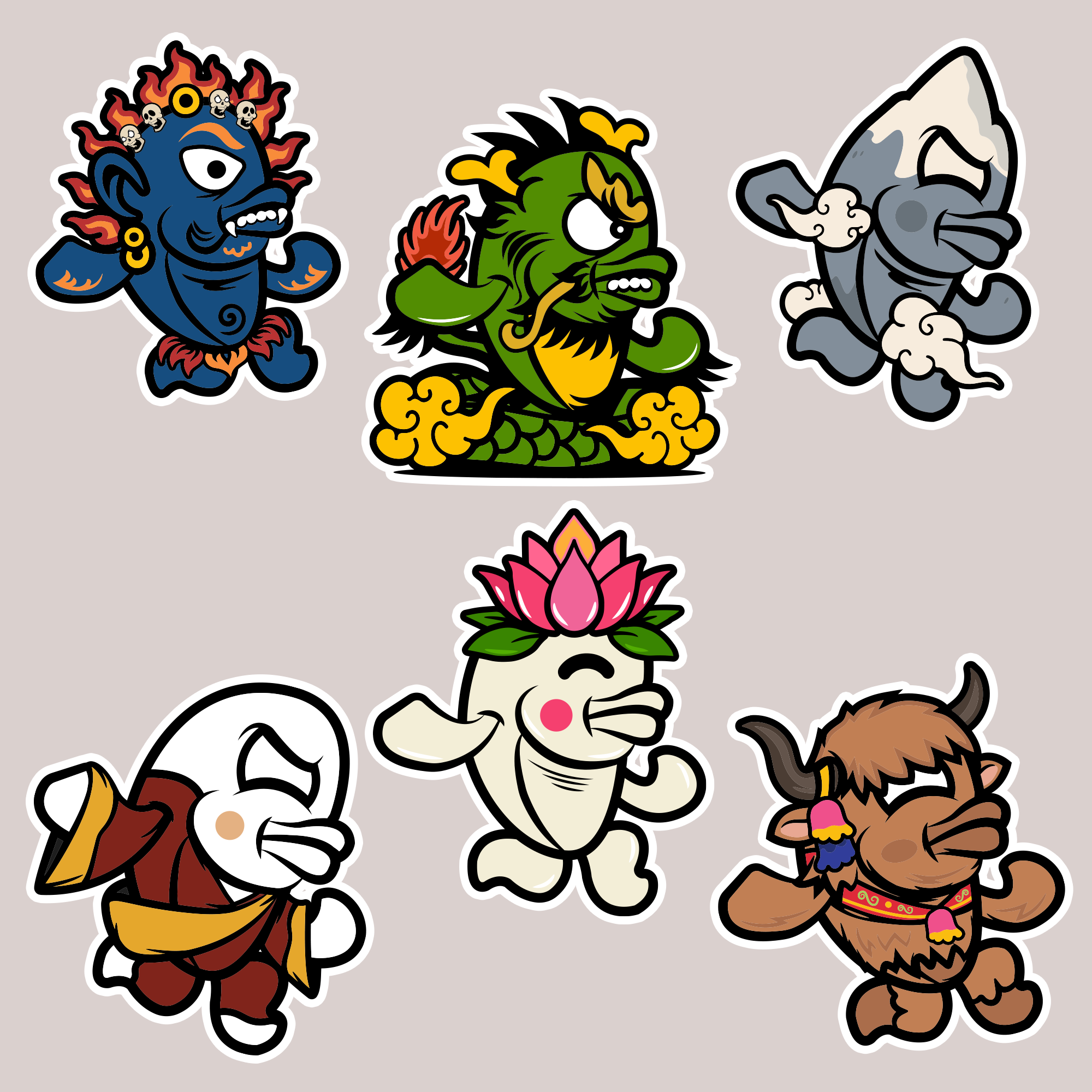 TIBET STICKER PACK